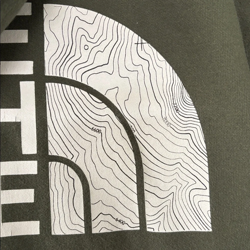 The North Face Dark Olive Green Pullover Hoodie